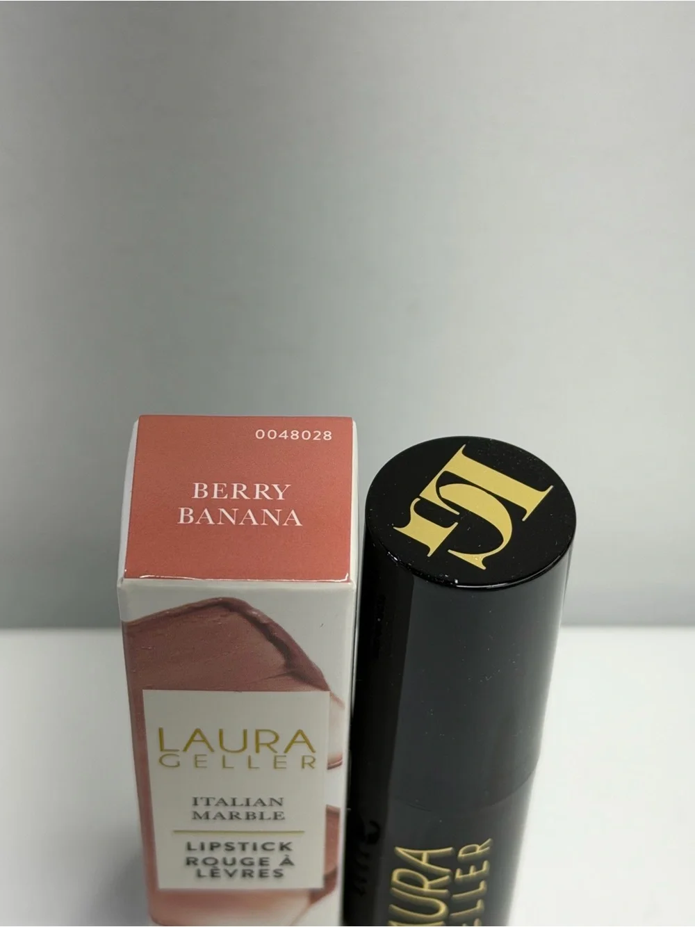 Laura Geller Italian Marble Lipstick Berry Banana 0.12 oz Full Size NIB